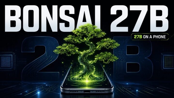 PrismML’s Bonsai 27B Shrinks a 27B AI Model to 3.9GB PrismML’s Bonsai 27B Shrinks a 27B AI Model to 3.9GB