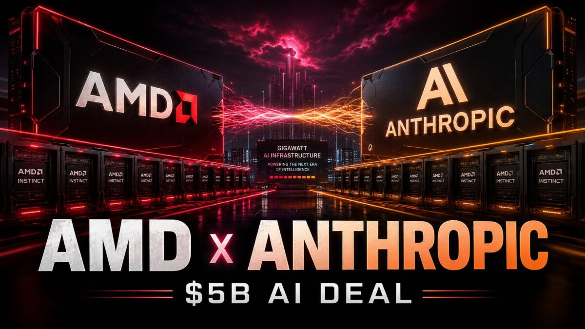AMD Bets Up to Billion on Anthropic in Massive 2-Gigawatt AI Deal AMD Bets Up to Billion on Anthropic in Massive 2-Gigawatt AI Deal