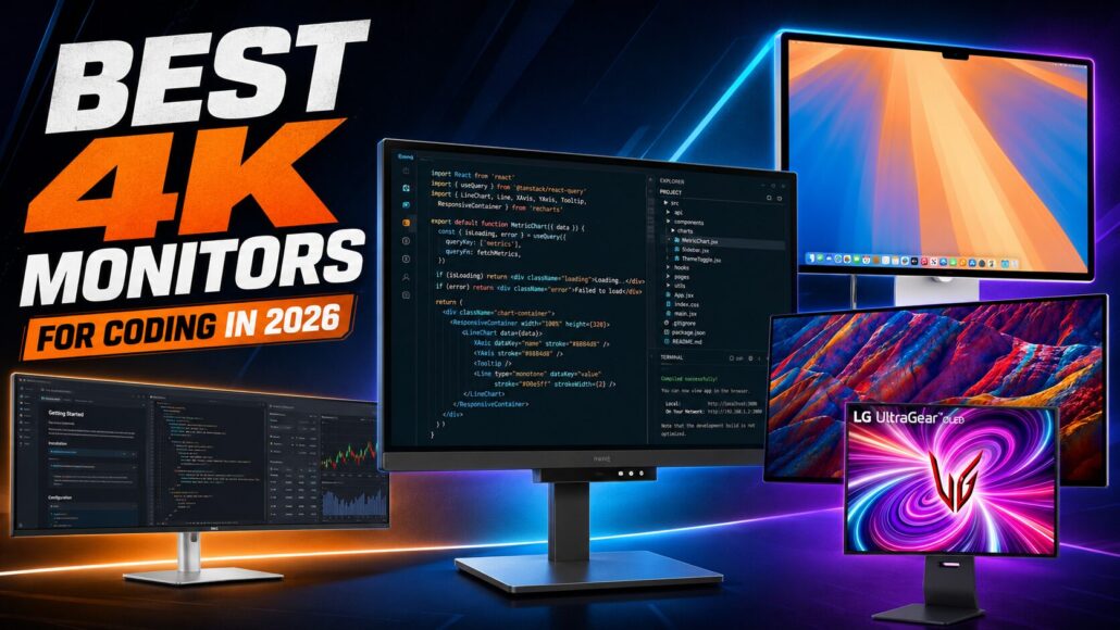 Best 4K Monitors for Coding in 2026 Best 4K Monitors for Coding in 2026