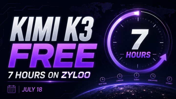 Kimi K3 Will Be Free on Zyloo for Seven Hours on July 18 Kimi K3 Will Be Free on Zyloo for Seven Hours on July 18