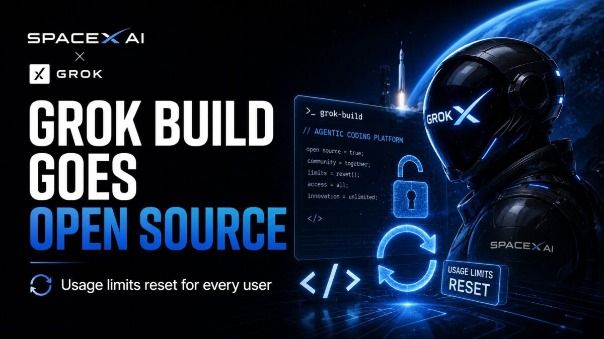 SpaceXAI Open Sources Grok Build and Resets Usage Limits for Every User SpaceXAI Open Sources Grok Build and Resets Usage Limits for Every User