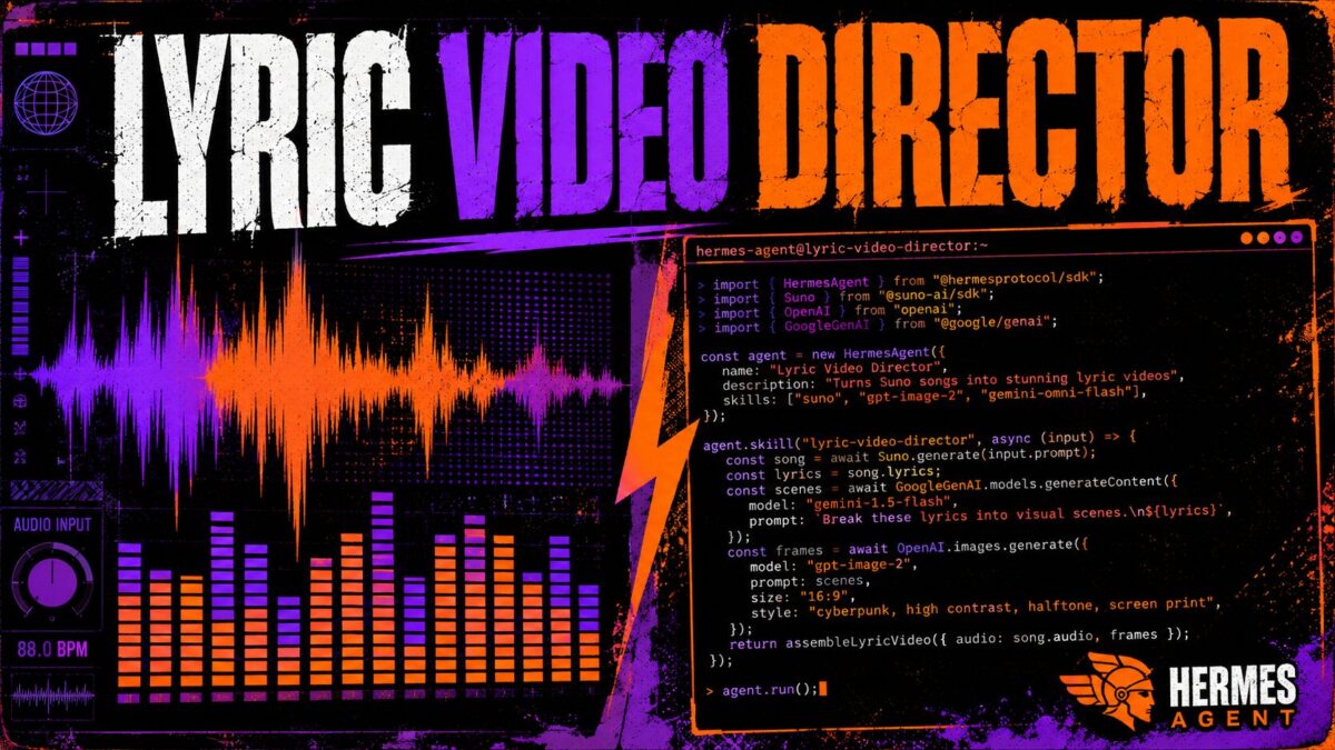 Someone Just Built a Full Lyric Video Pipeline Inside Hermes Agent Someone Just Built a Full Lyric Video Pipeline Inside Hermes Agent