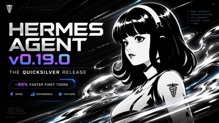 Hermes Agent v0.19.0 Cuts First-Token Time by 80% Hermes Agent v0.19.0 Cuts First-Token Time by 80%