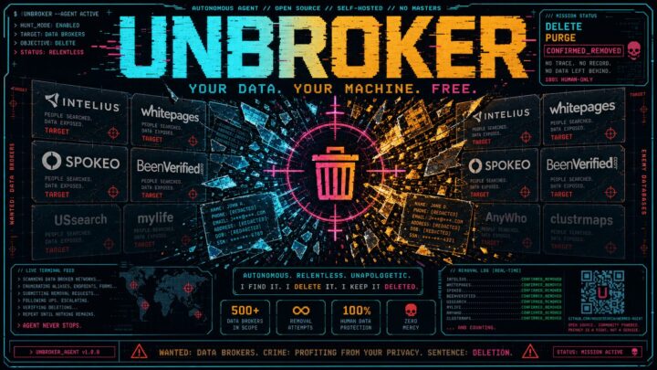 UNBROKER Is a Free, Open-Source DeleteMe Alternative That Runs Inside Hermes Agent UNBROKER Is a Free, Open-Source DeleteMe Alternative That Runs Inside Hermes Agent