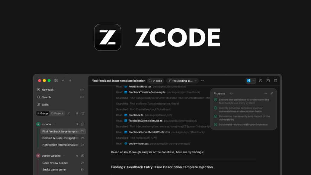 ZCode Is Z.ai’s Free Desktop IDE for GLM-5.2 — and It’s Actually Good