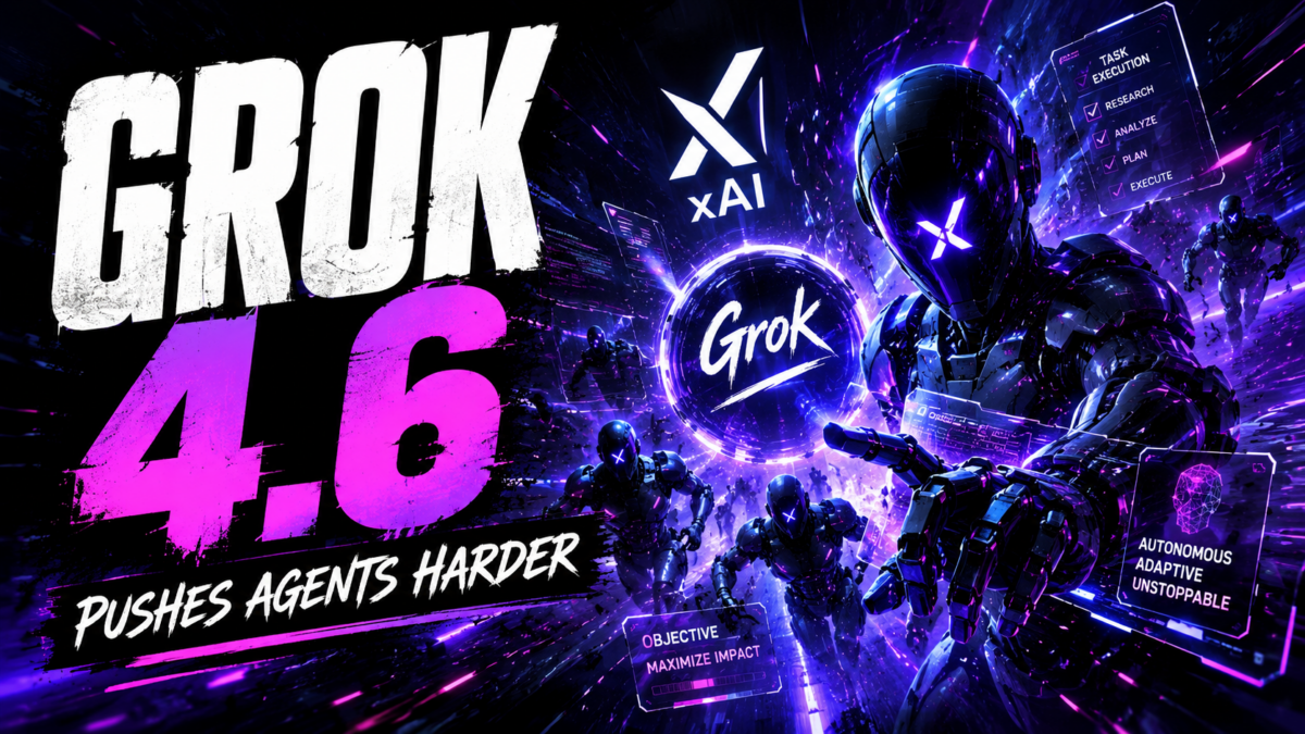Grok 4.6 Is Out, and It Pushes Agents Harder Grok 4.6 Is Out, and It Pushes Agents Harder