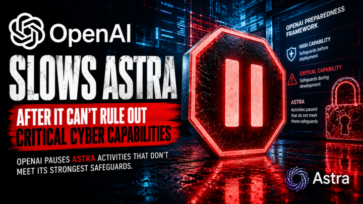 OpenAI Slows Astra After It Can’t Rule Out Critical Cyber Capabilities OpenAI Slows Astra After It Can’t Rule Out Critical Cyber Capabilities