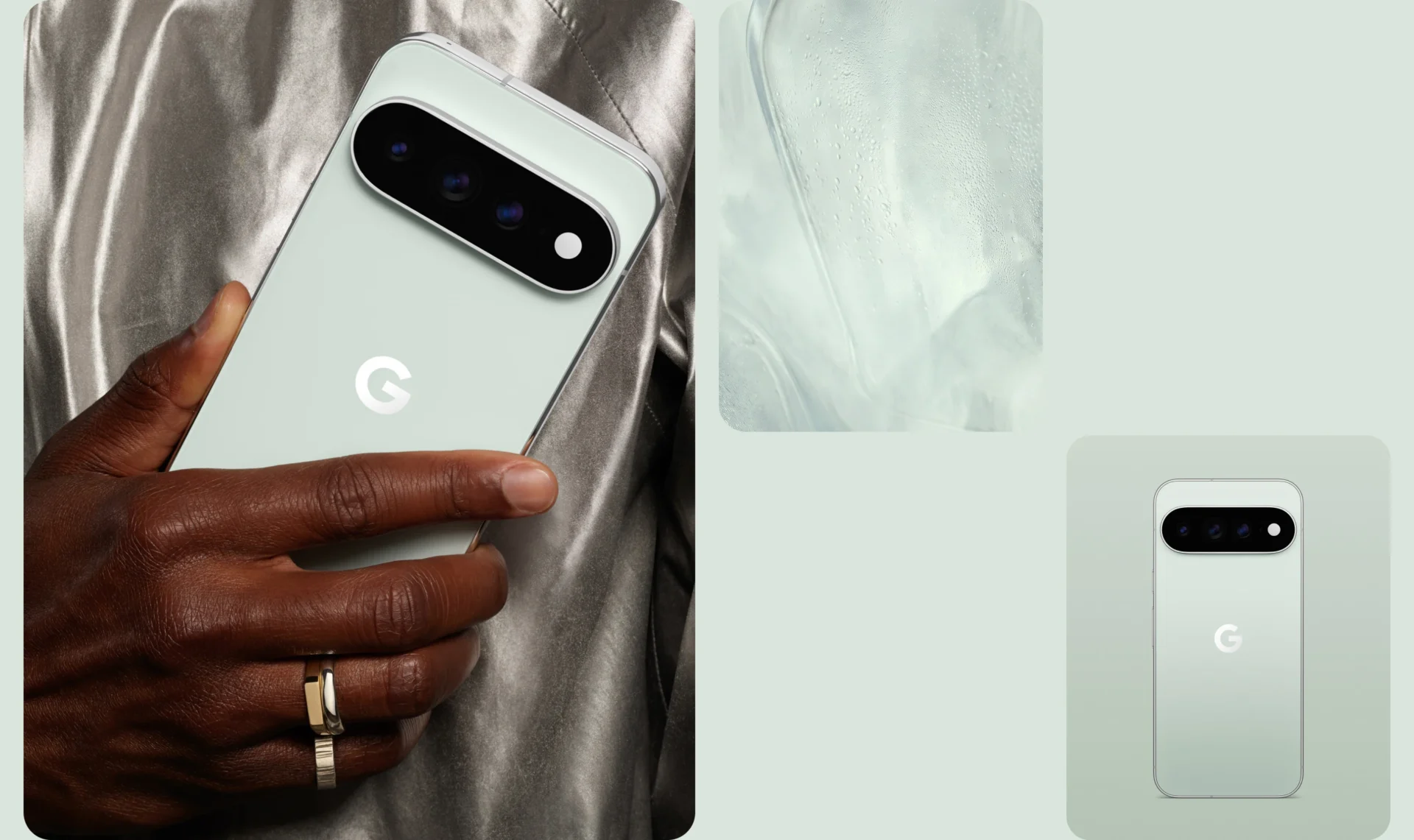 Official Google image of the Pixel 11 Pro shown in a lifestyle product shot